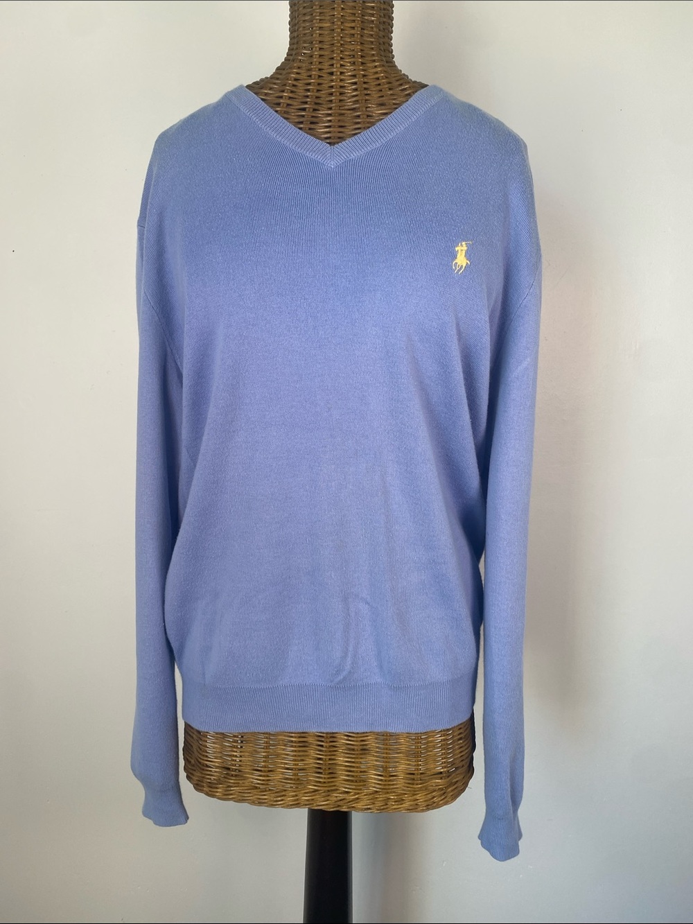 Polo by Ralph Lauren Lavender V-Neck Sweater